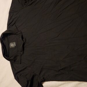 Men's short sleeve pullover button down neck